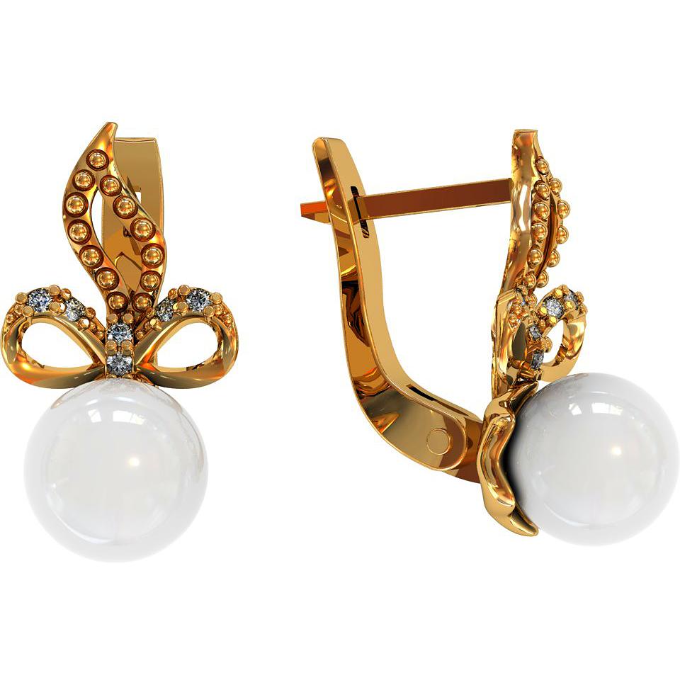 

Серьги женские из серебра ПРИВОЛЖСКИЙ ЮВЕЛИР 362348-FA11ZM07, жемчуг/фианит, 362348-FA11ZM07