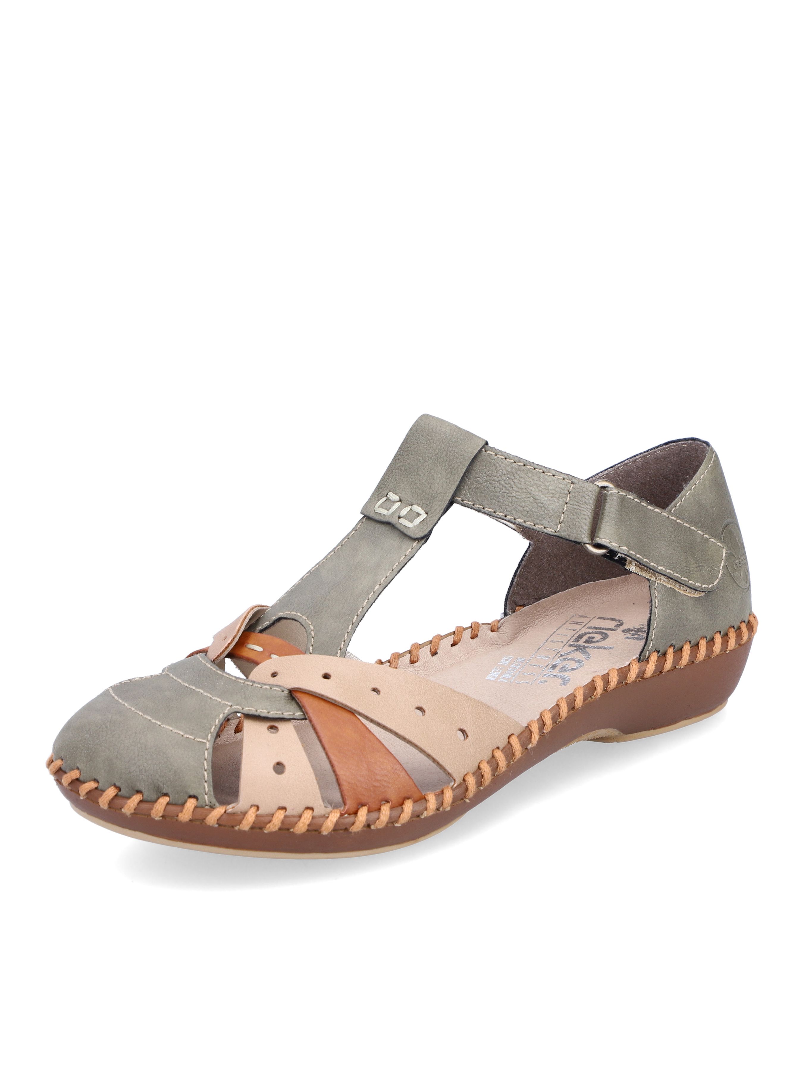 

Сандалии женские Rieker M1655/54 зеленые 40 RU, Зеленый, M1655/54