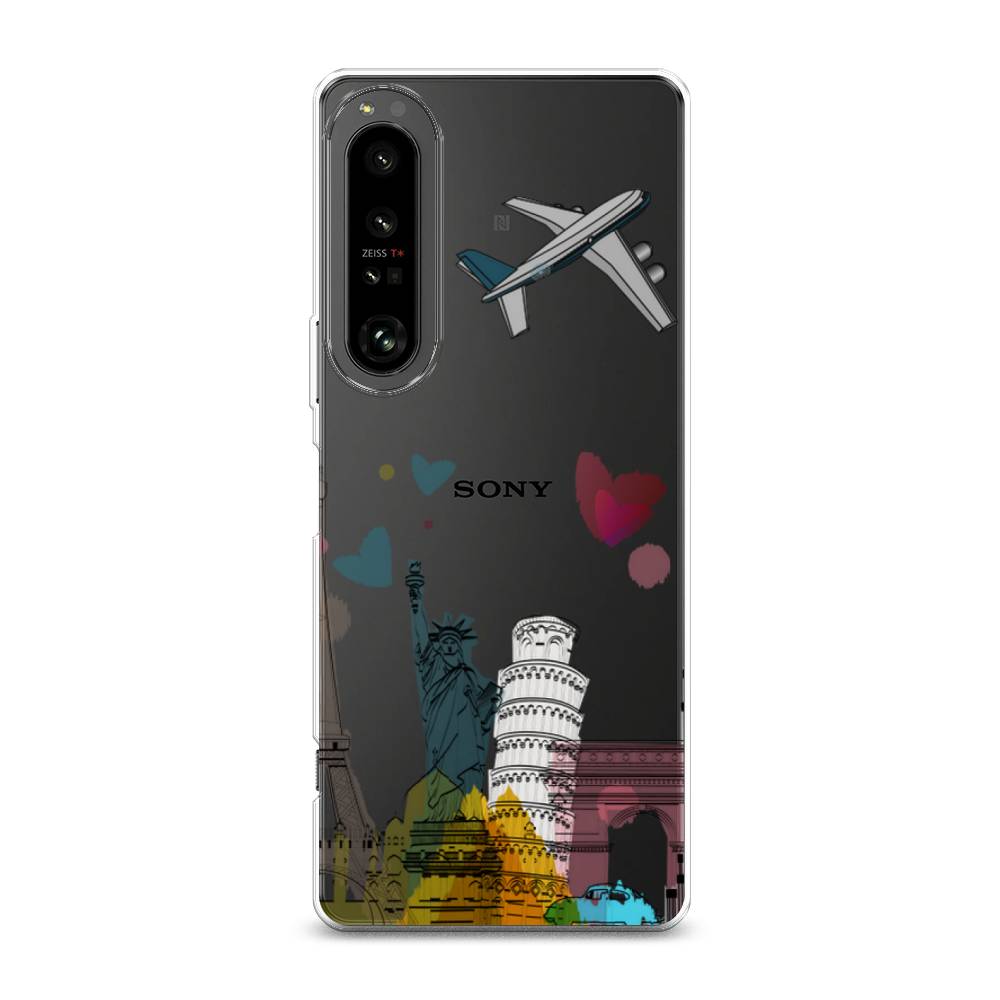 

Чехол Awog на Sony Xperia 1 IV "Самолет путешествий", Разноцветный, 55150-10