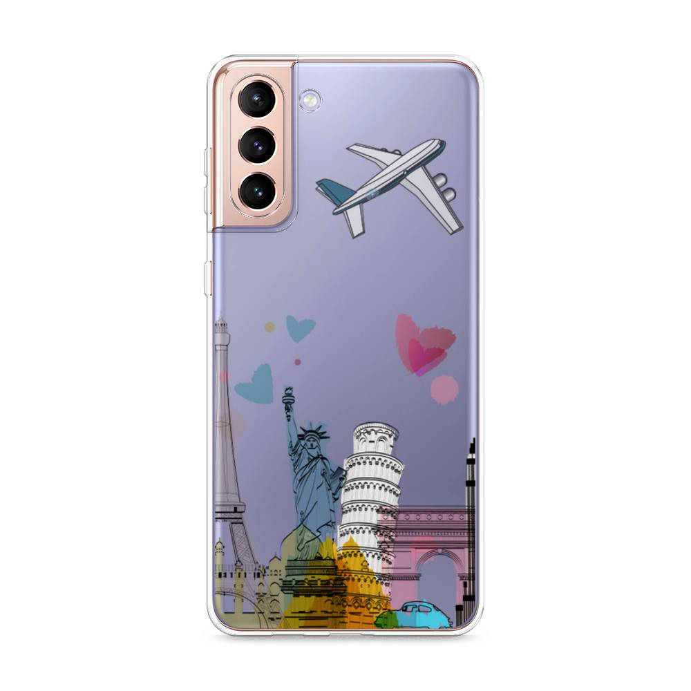 

Чехол Awog на Samsung Galaxy S21 + / Самсунг S21 + "Самолет путешествий", Разноцветный, 2102150-10