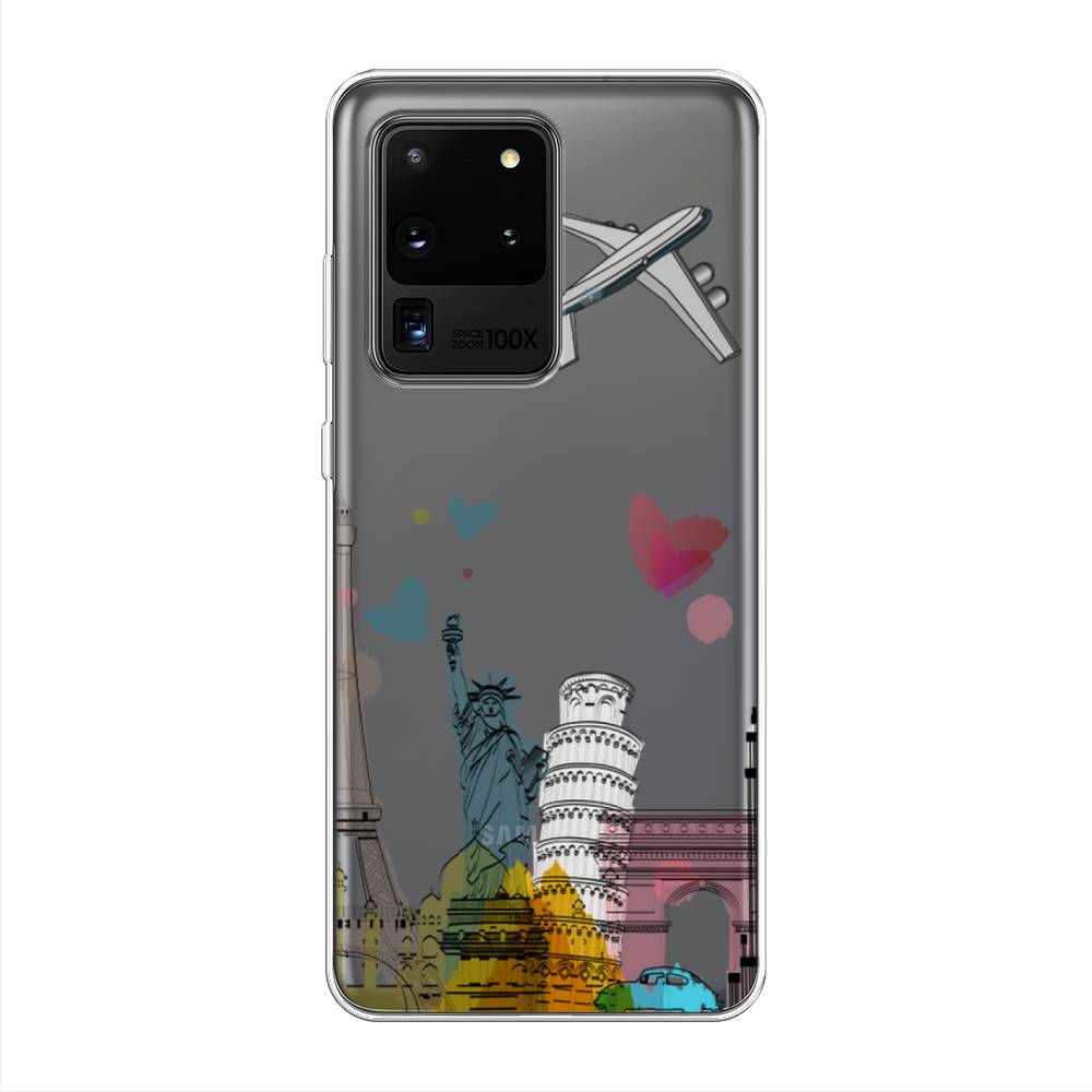 

Чехол Awog на Samsung Galaxy S20 Ultra "Самолет путешествий", Разноцветный, 29450-10