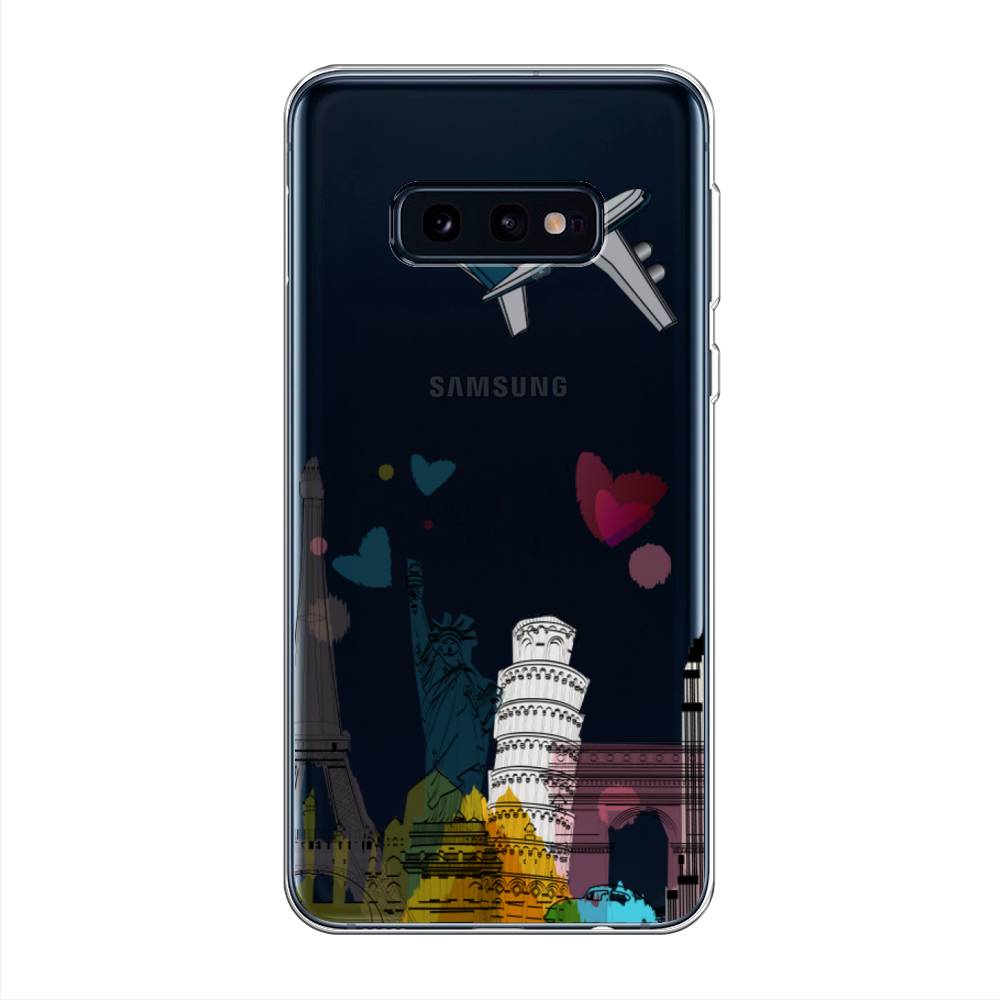

Чехол Awog на Samsung Galaxy S10E "Самолет путешествий", Разноцветный, 27250-10