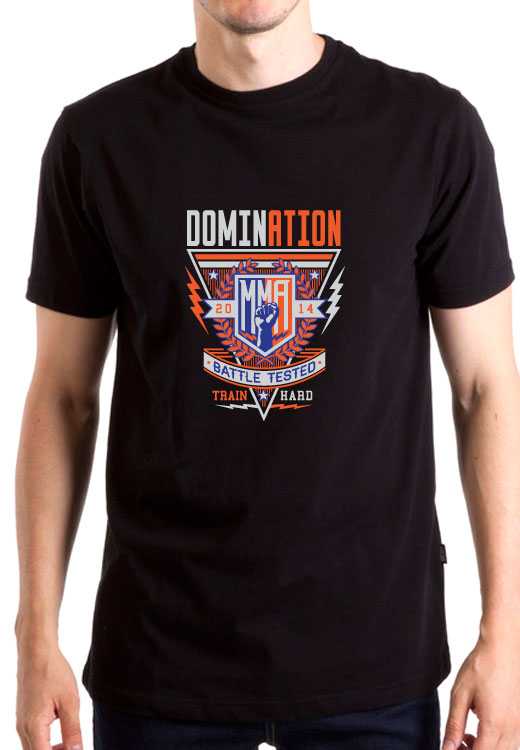 

Футболка унисекс NoBrand Mma T Shirt Design черная M, Черный, Mma T Shirt Design