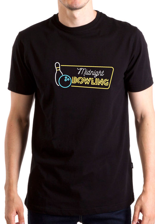 

Футболка унисекс NoBrand Midnight Bowling черная XL, Черный, Midnight Bowling
