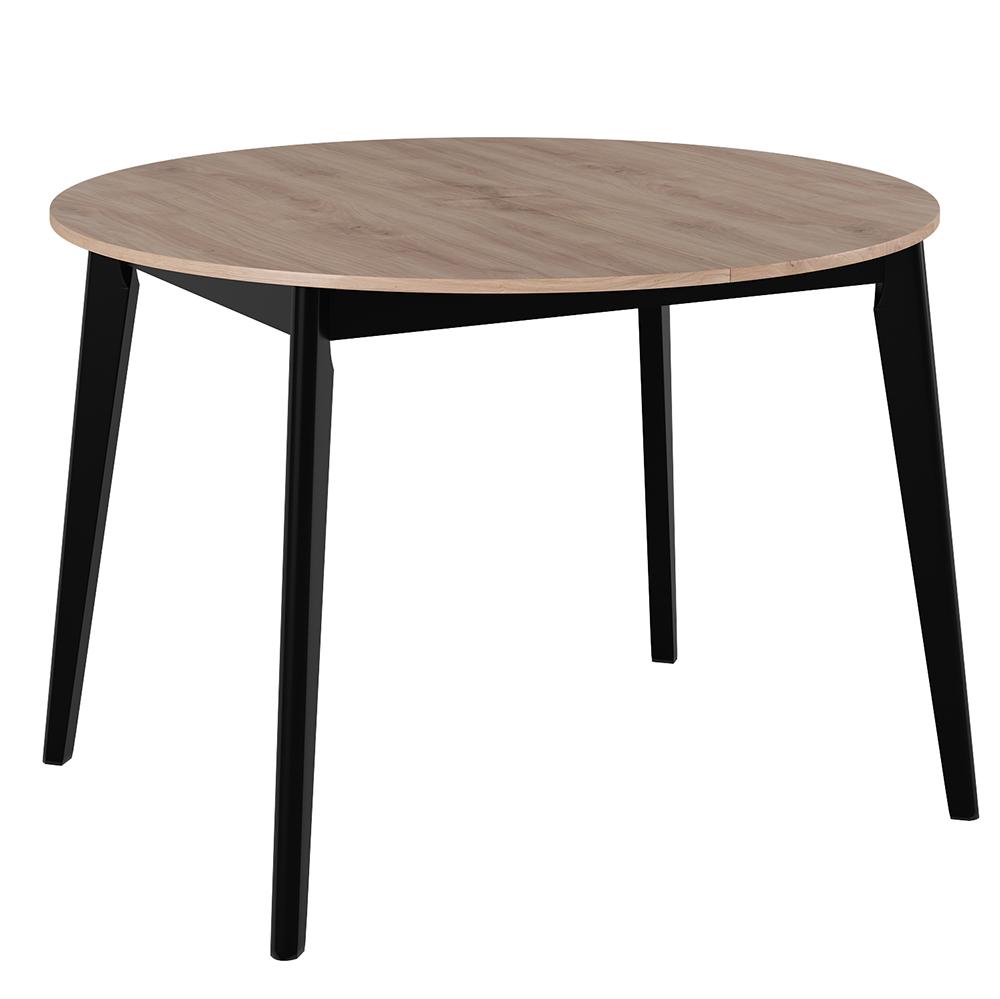 

Стол BRADEXHOME Oslo круглый 110-140x110x76 см Дуб Навара/Черный, Oslo круглый 110-140x110x76 см