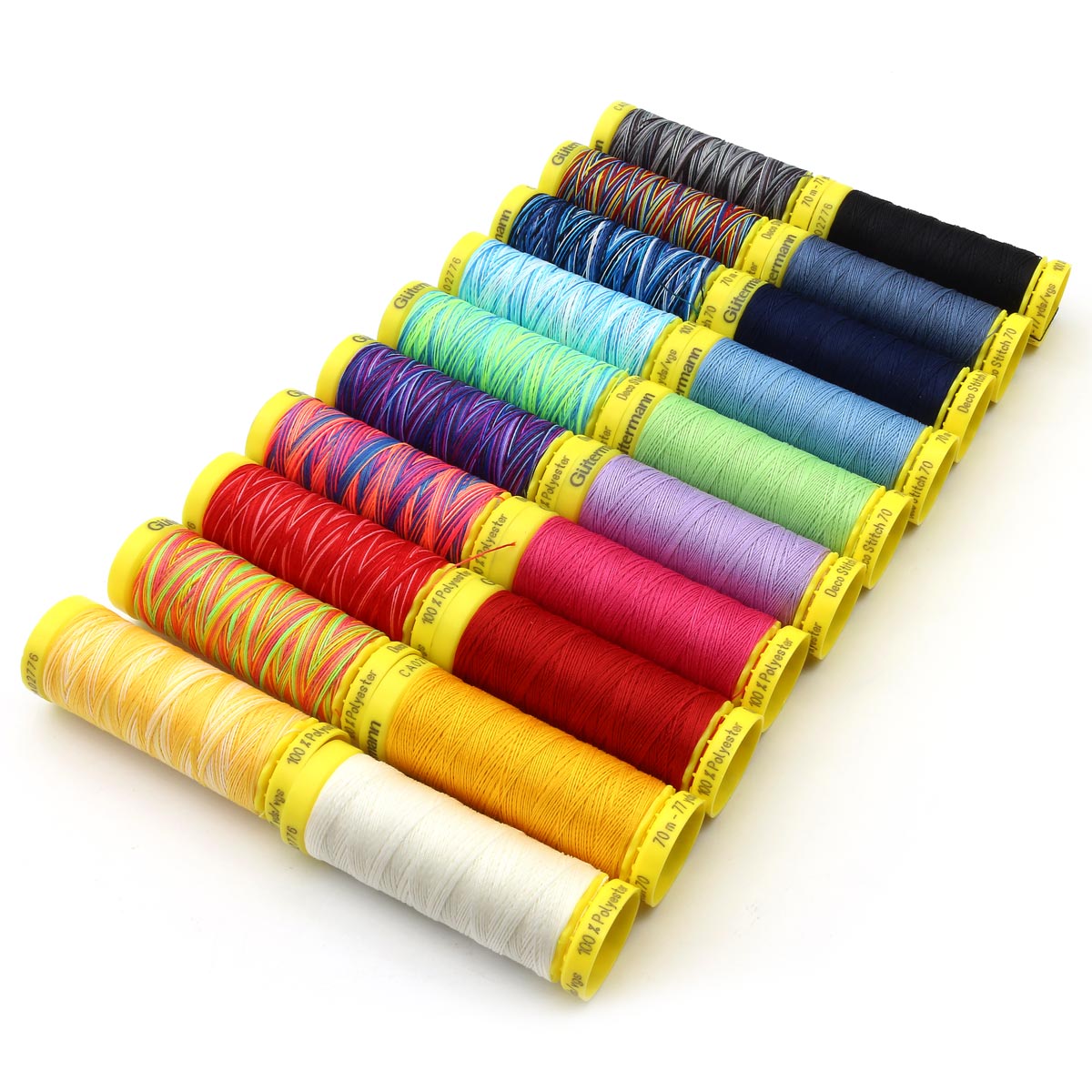 

Набор швейных нитей Guetermann (702165) Deco Stitch 70, 70м, 20 кат.