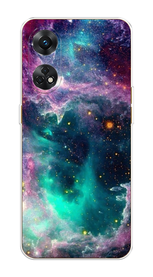 

Чехол на Oppo Reno 8T 4G "Звездные облака", Розовый;бежевый, 2513250-2