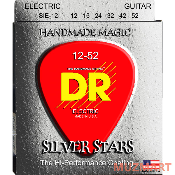 

DR SIE-12 SILVER STARS Струны для электрогитары