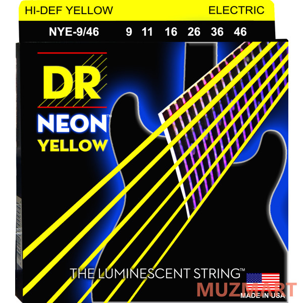 

DR NYE-9/46 HI-DEF NEON Струны для электрогитары