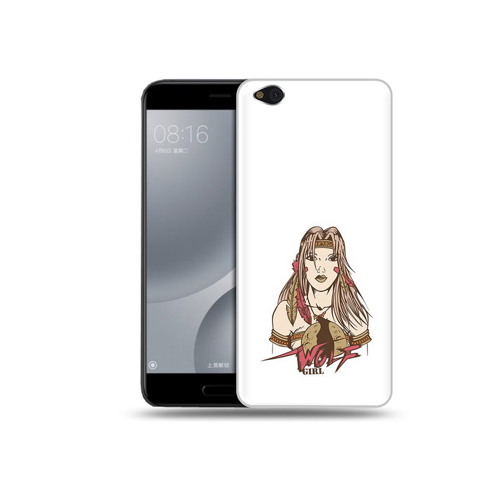 

Чехол MyPads Tocco для Xiaomi Mi 5C девушка волк (PT61938.328.306), Прозрачный, Tocco