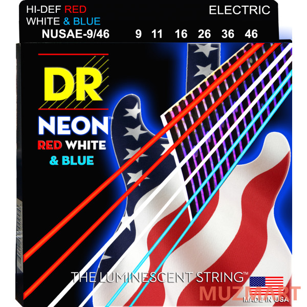 

DR NUSAE-9/46 HIGH-DEF NEON Струны для электрогитары