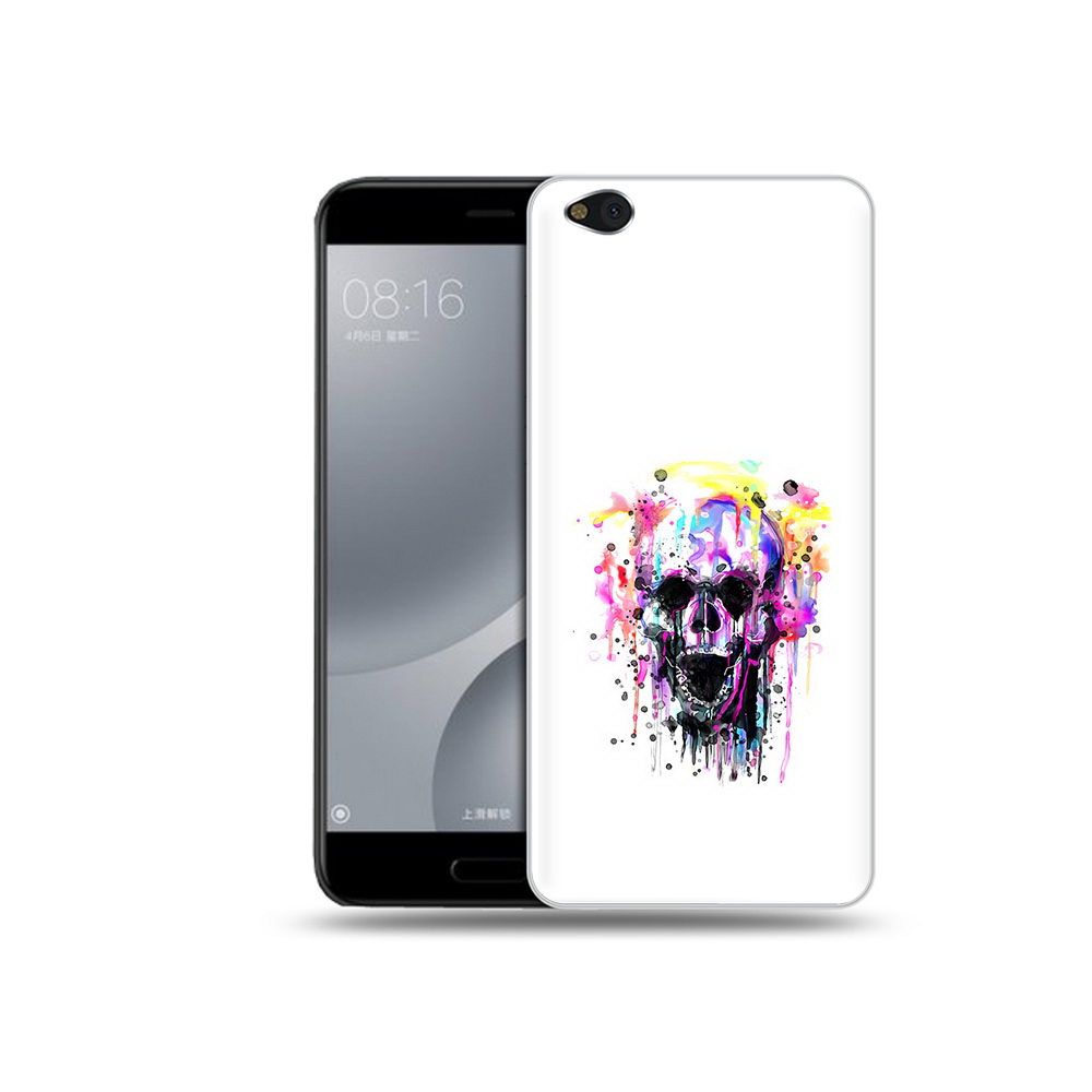 

Чехол MyPads Tocco для Xiaomi Mi 5C граффити череп (PT61938.328.298), Прозрачный, Tocco