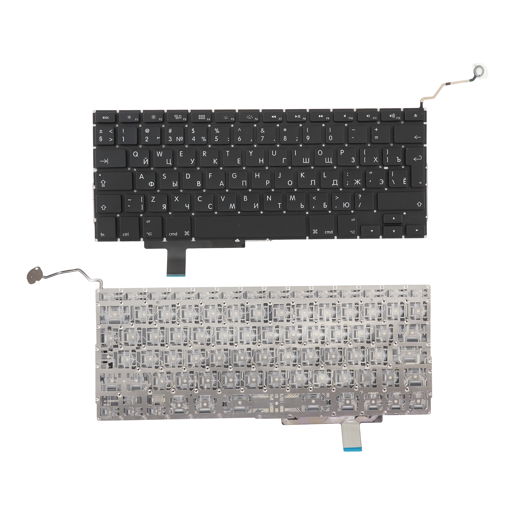 фото Клавиатура azerty для ноутбука apple macbook pro 17" a1297