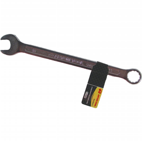 Ключ комбинированный 11*11 мм АВТОМ TOOL РROFFI DIN3113 CrV ключ комбинированный 15 15 мм автом tool рroffi din3113 crv
