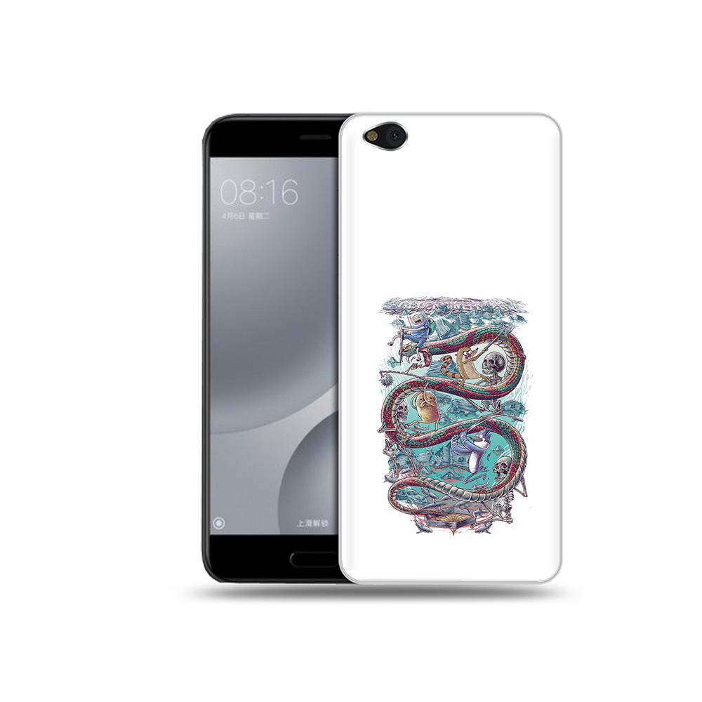 

Чехол MyPads Tocco для Xiaomi Mi 5C время приключений страшилка (PT61938.328.280), Прозрачный, Tocco