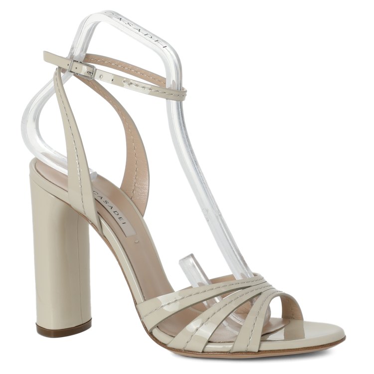 

Босоножки женские Casadei 1L939U100 серые 39 EU, 1L939U100