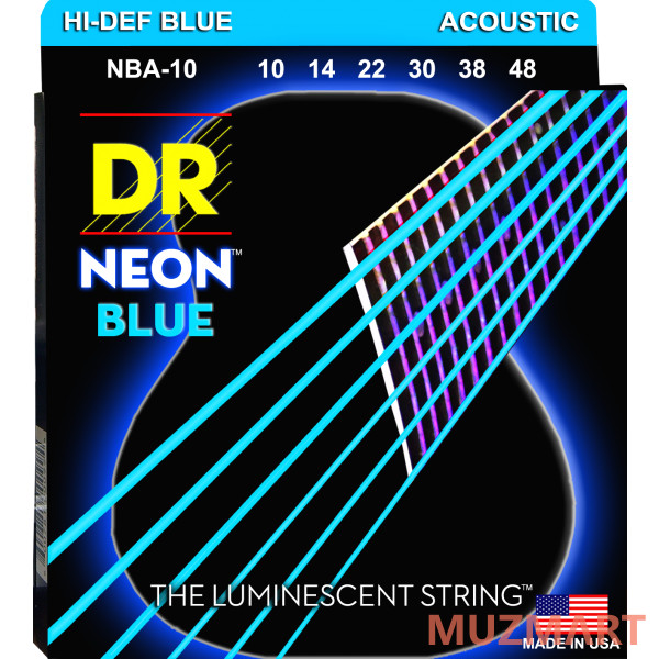 

DR NBA-10 HI-DEF NEON Струны для акустической гитары