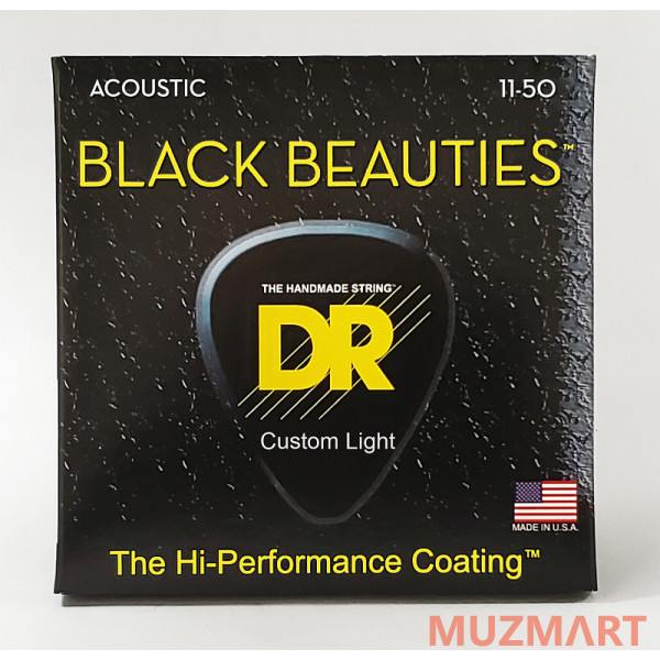 

DR BKA-11 BLACK BEAUTIES Струны для акустической гитары