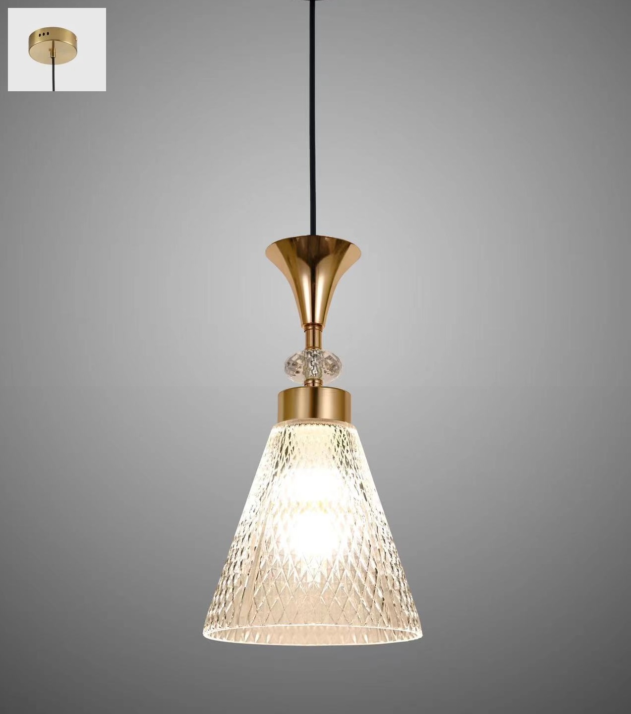 Подвес LVK 7037-1 D15H22-82 1хЕ27х60W