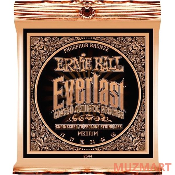 

Ernie Ball 2544 Струны для акустической гитары Everlast Phosphor Bronze