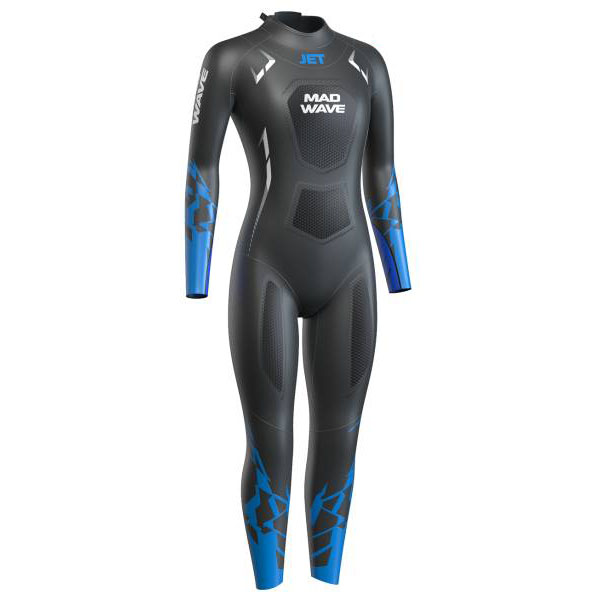 

Гидрокостюм неопреновый женский JET wetsuit women, Черный;синий;белый, JET wetsuit women