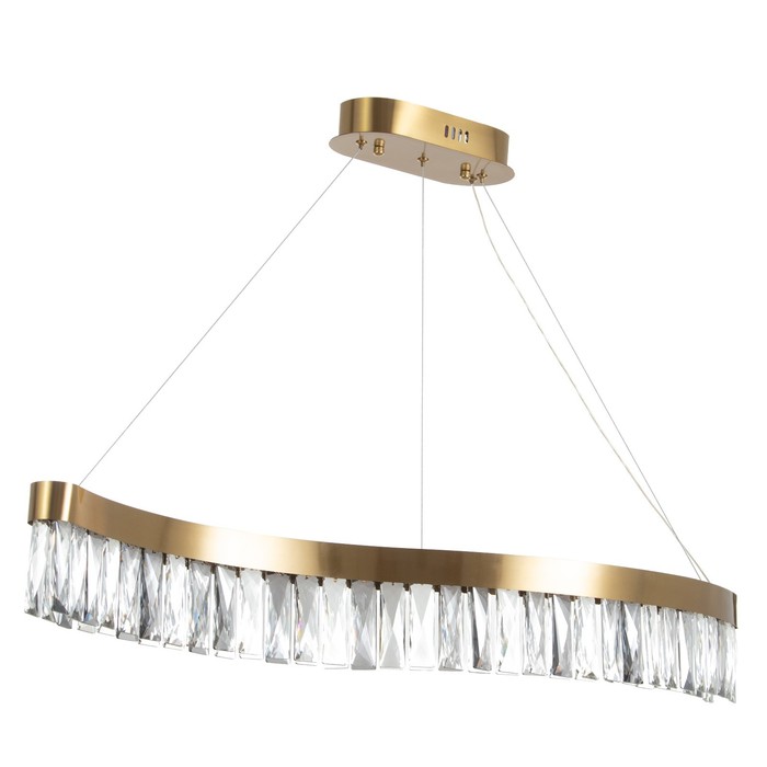 

BayerLux Люстра с ПДУ Богатес LED 132Вт 3000-6000К золото 98х14х5 см