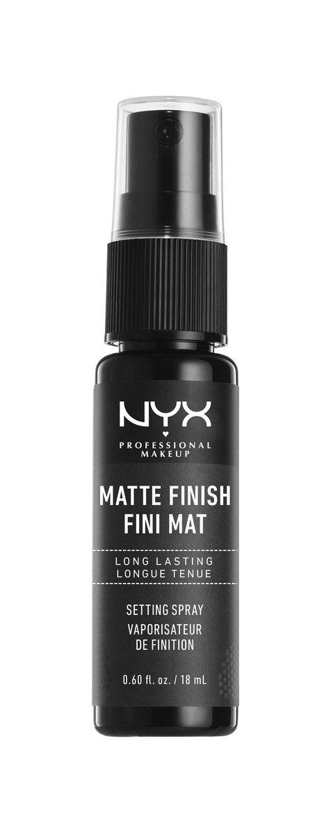 Мини-спрей для закрепления макияжа NYX Professional MakeUp Makeup 1 matte, 18 мл