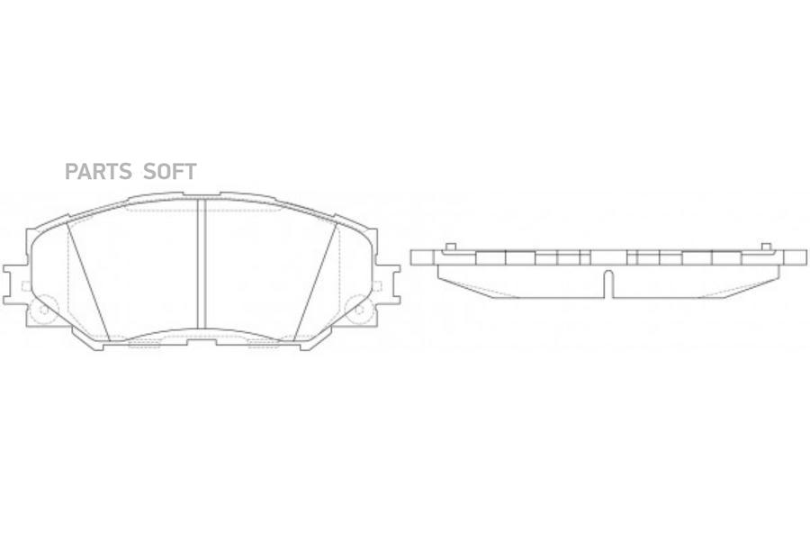 

Тормозные колодки NiBK PN1524