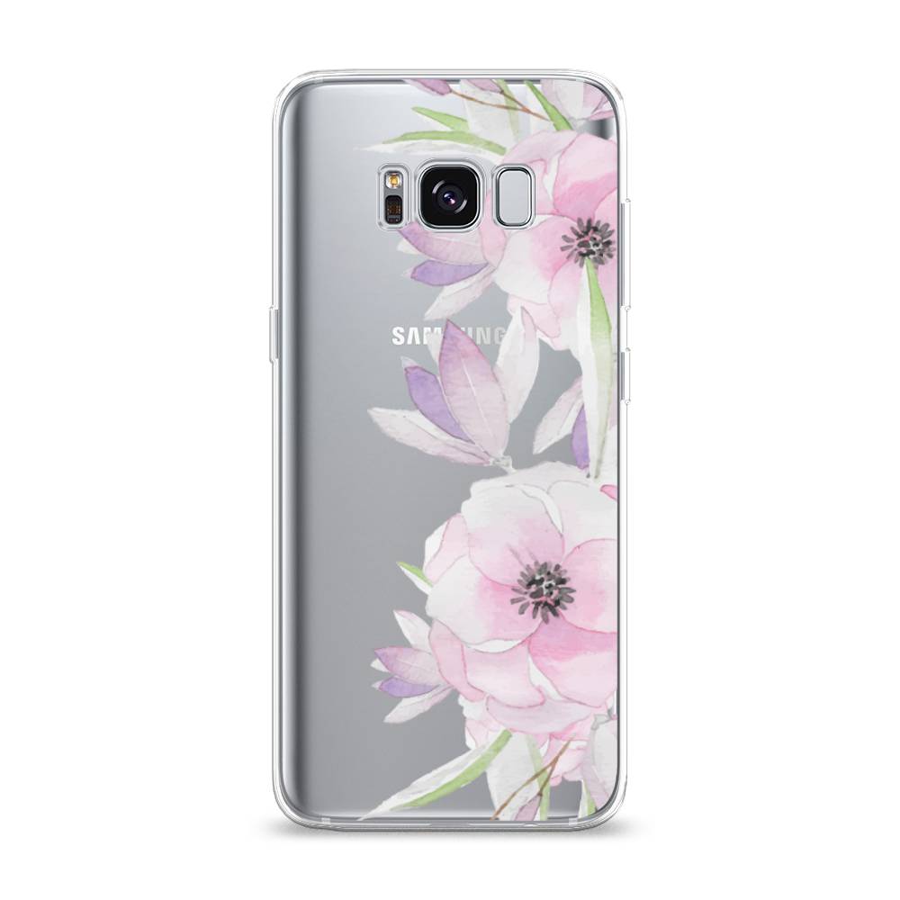 

Чехол Awog на Samsung Galaxy S8 "Нежные анемоны", Розовый;черный;фиолетовый, 24750-8