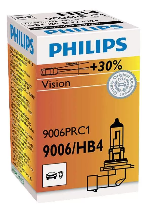 фото Лампа галогенная philips 55w p22d 9006prc1