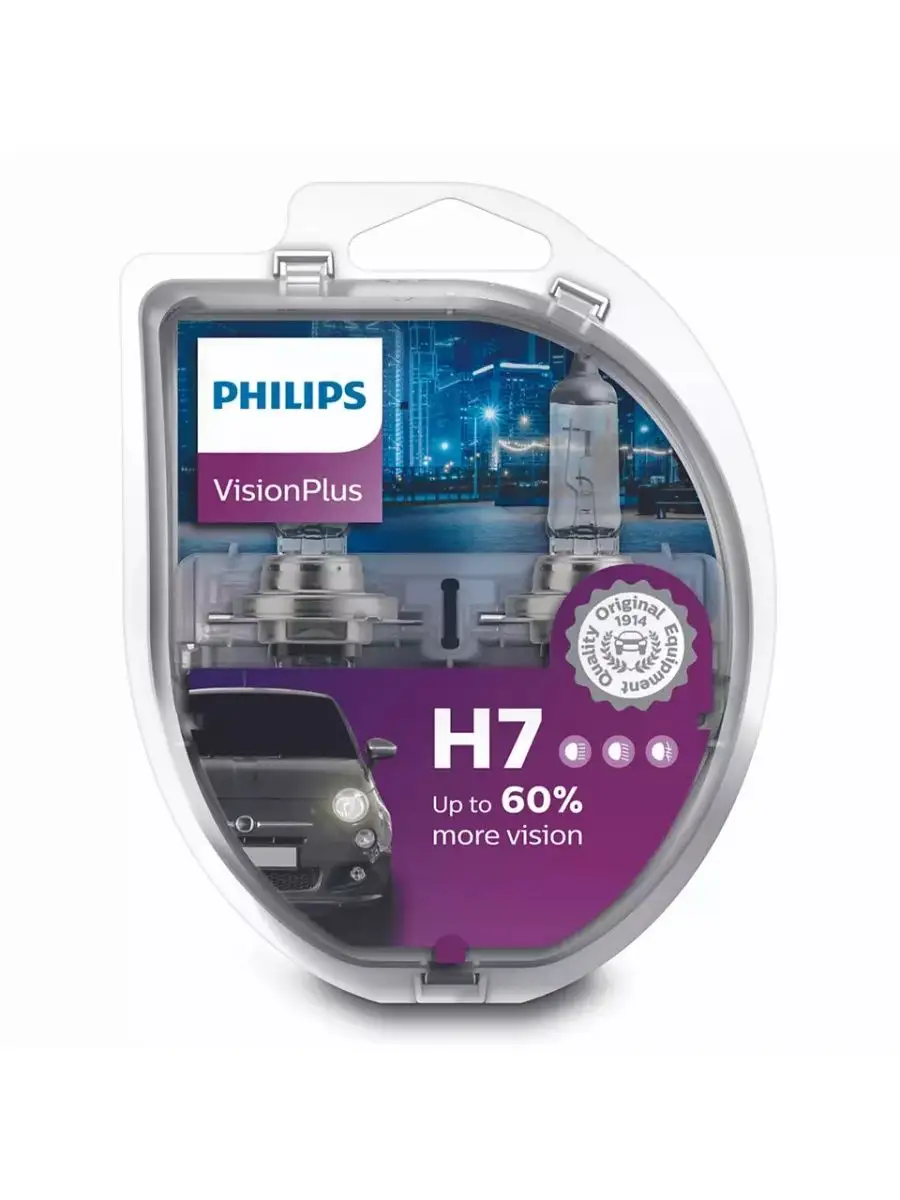 

Галогенная лампа H7 VisionPlus 2шт 12972VPS2, 12972VPS2