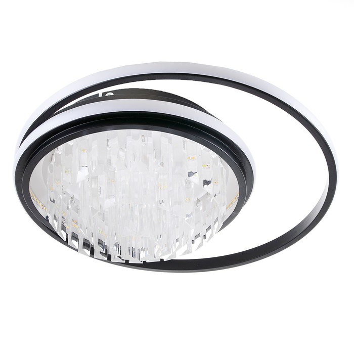 

Люстра с ПДУ 1984/2 LED 110Вт 3000-6000К черный 45х45х18 см