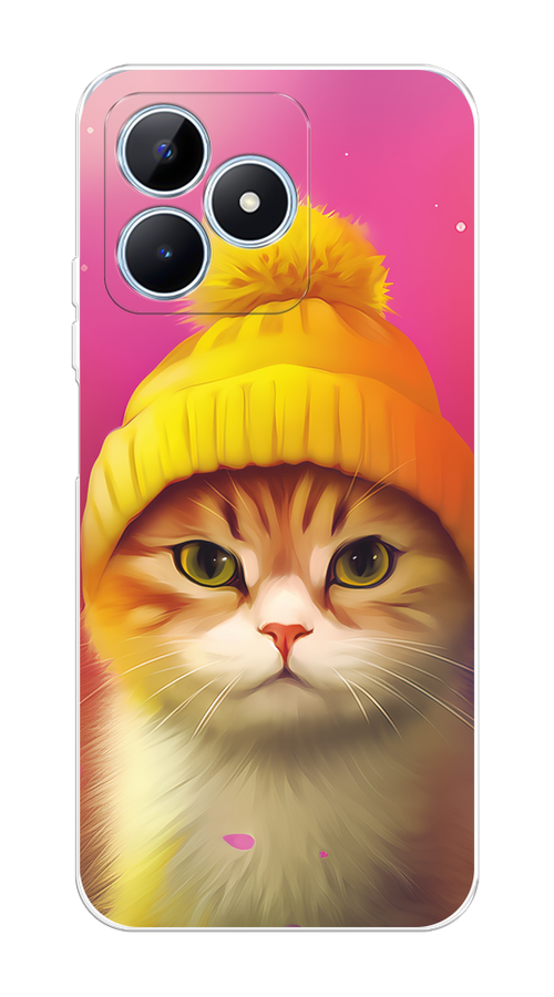 

Чехол на Realme C60 "Котик в шапочке", 2516550-1