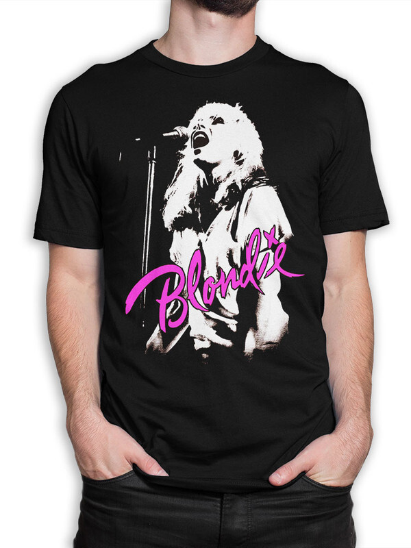 фото Футболка мужская design heroes группа blondie черная xs