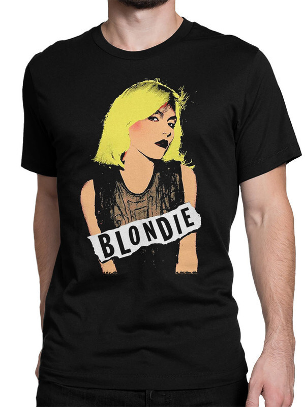 фото Футболка мужская design heroes группа blondie черная xs