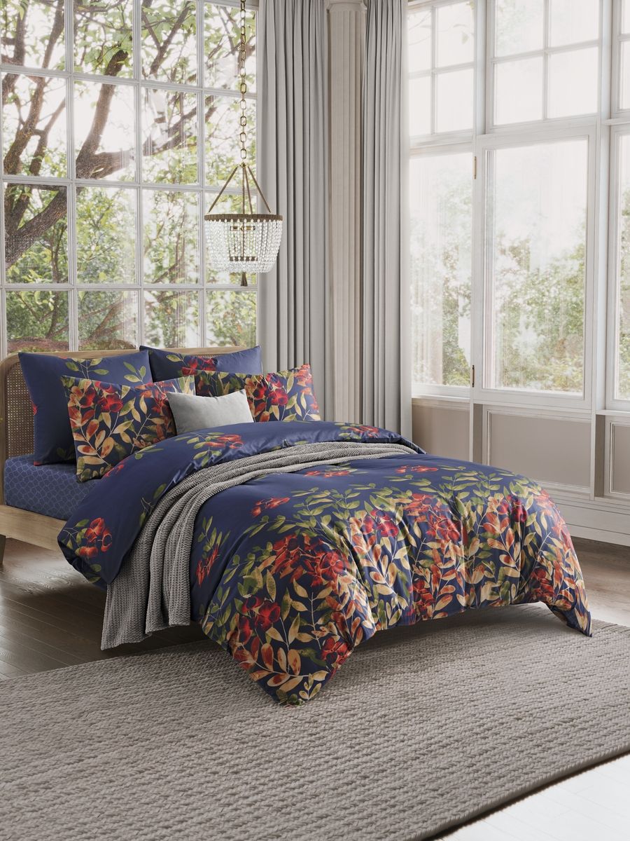 

Постельное белье Комплекты постельного белья КПБ поплин "Amelia"; Евро наволочки 70 х 70