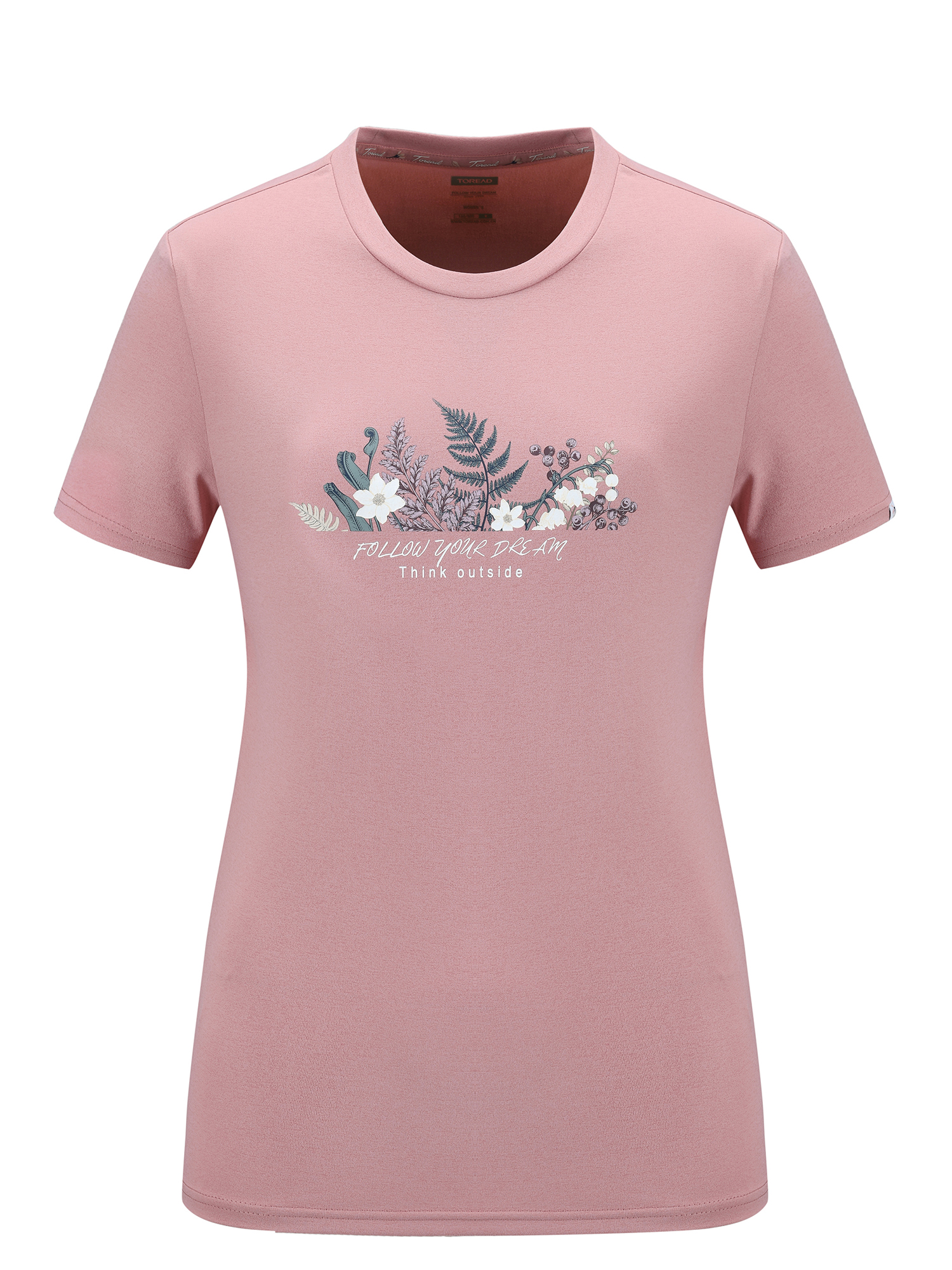 Футболка женская Toread Women's Short-Sleeve T-Shirt розовая S