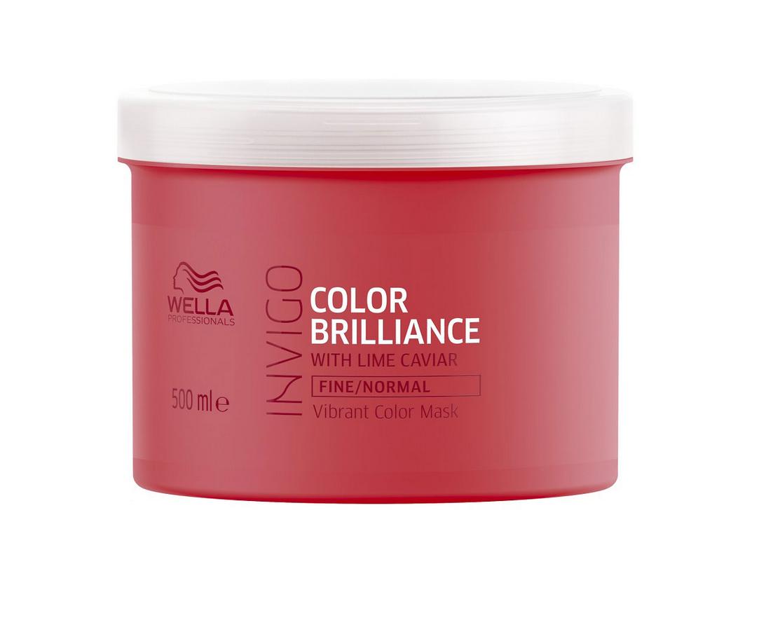 Купить Маска-уход Wella Invigo Color Brilliance для окрашенных тонких и нормальных волос, 500 мл