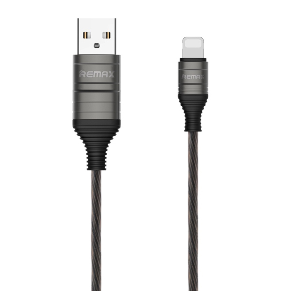 фото Кабель usb apple iphone lightning remax rc-130i <черный>