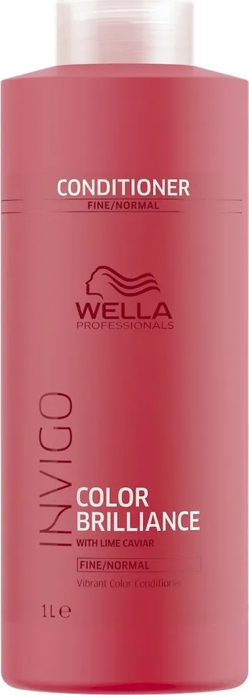 Бальзам Wella Invigo Color Brilliance для окрашенных тонких и нормальных волос, 1000 мл бальзам для нормальных волос iris cosmetic народная аптека пивной 500мл х 2шт