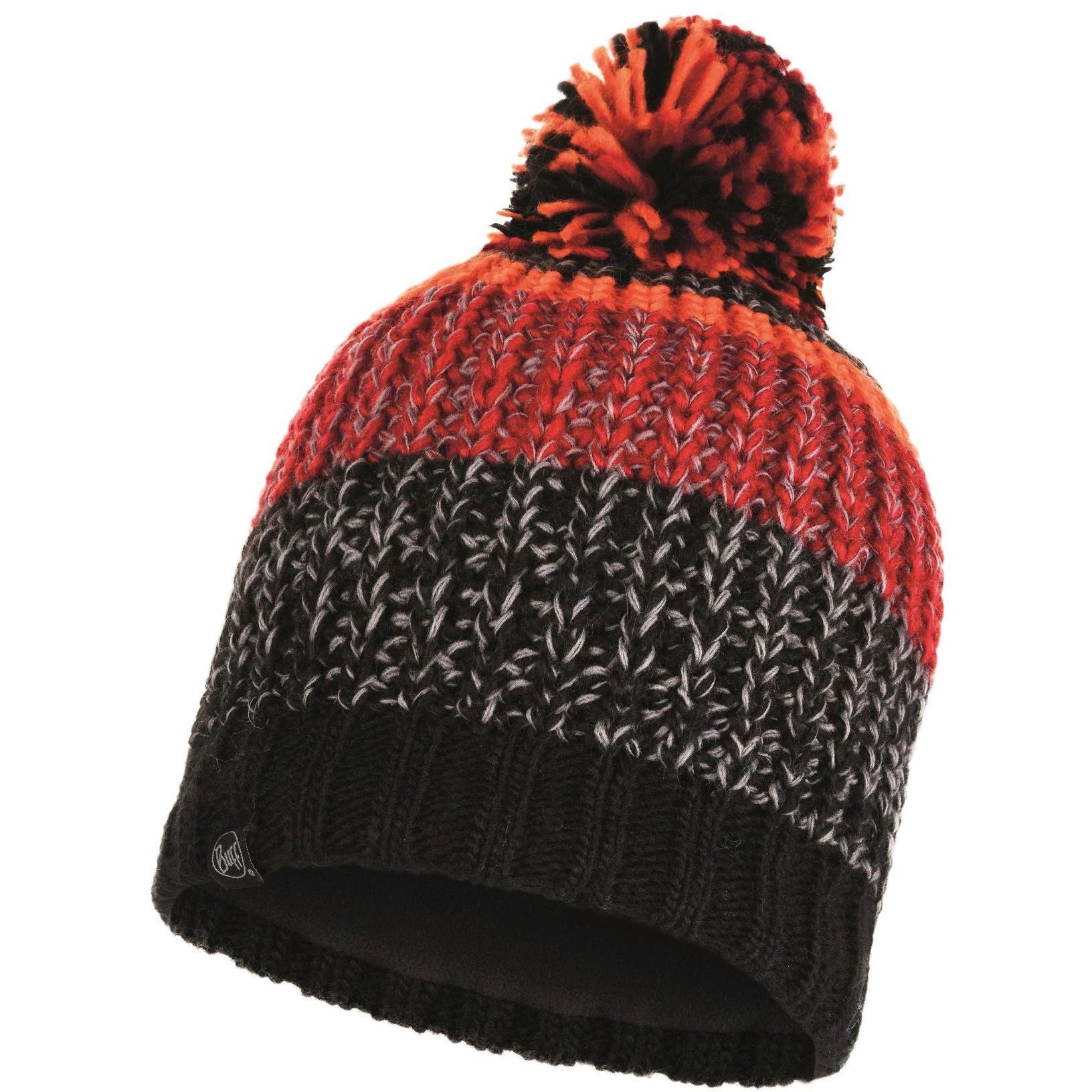 фото Шапка-бини унисекс buff knitted & fleece hat stig black, one size