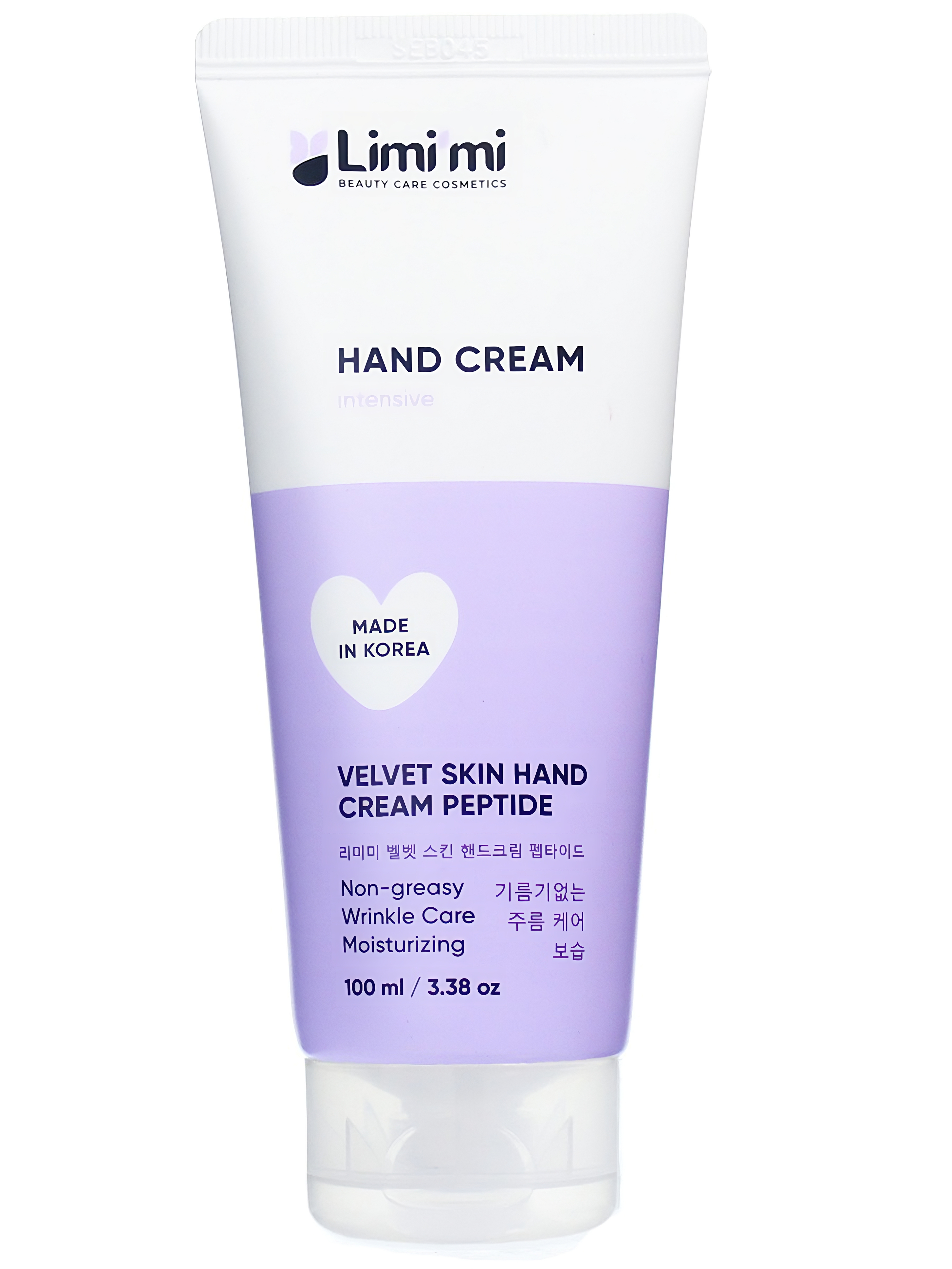 Крем для рук Limimi с пептидами Velvet Skin Hand Cream Peptide 100 мл janssen cosmetics skin contour fluid anti age сыворотка лифтинг в ампулах с пептидами 7 х 2 мл