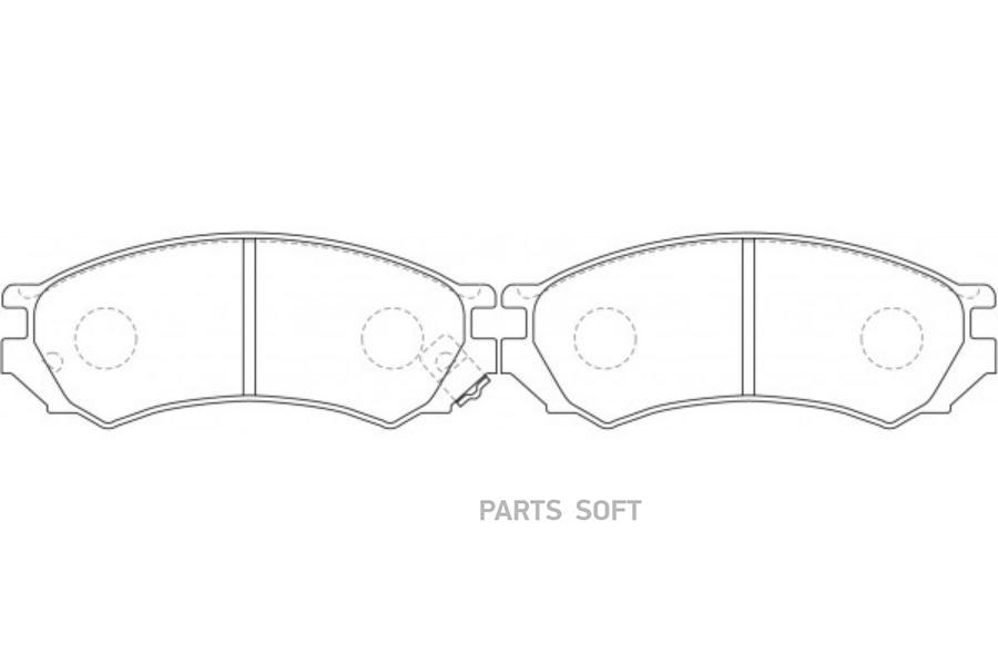 

Тормозные колодки NiBK PN2188