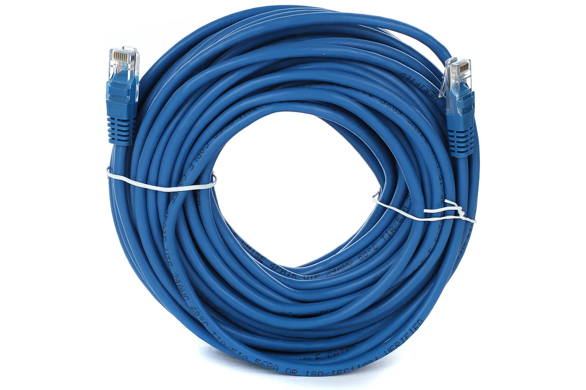 

Патч-корд AOpen RJ-45 - RJ-45 10м синий, ANP511