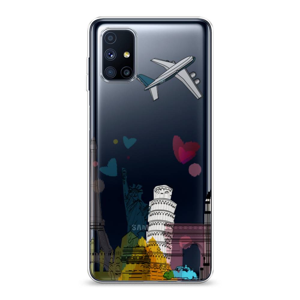 

Чехол Awog на Samsung Galaxy M51 / Самсунг M51 "Самолет путешествий", Разноцветный, 2101550-10