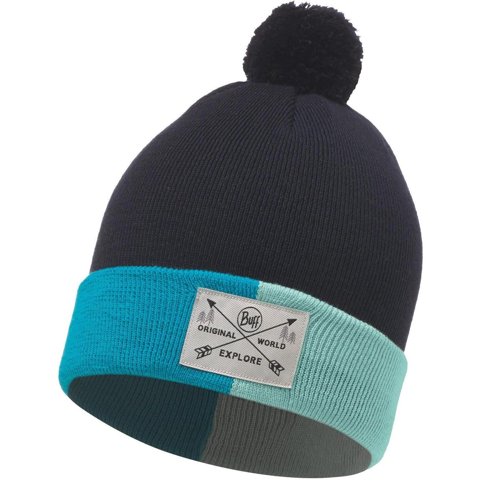 

Шапка детская Buff Jr Knitted Hat Kelda medieval blue р.onesize, Jr Knitted Hat Kelda