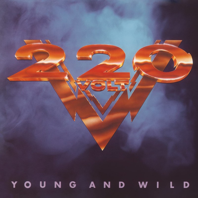 Two Hundred Twenty Volt Young And Wild Clear, Gold & Red Marbled Vinyl (LP)