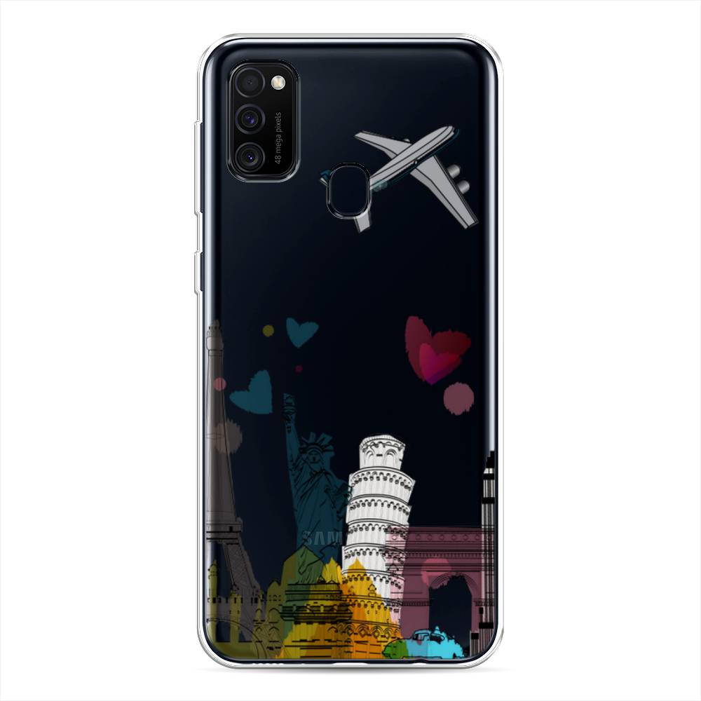 

Чехол Awog на Samsung Galaxy M21/M30s "Самолет путешествий", Разноцветный, 29750-10