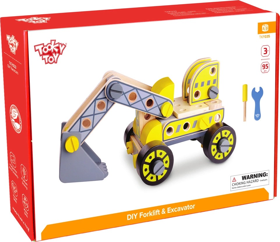 фото Конструктор эксковатор tooky toy