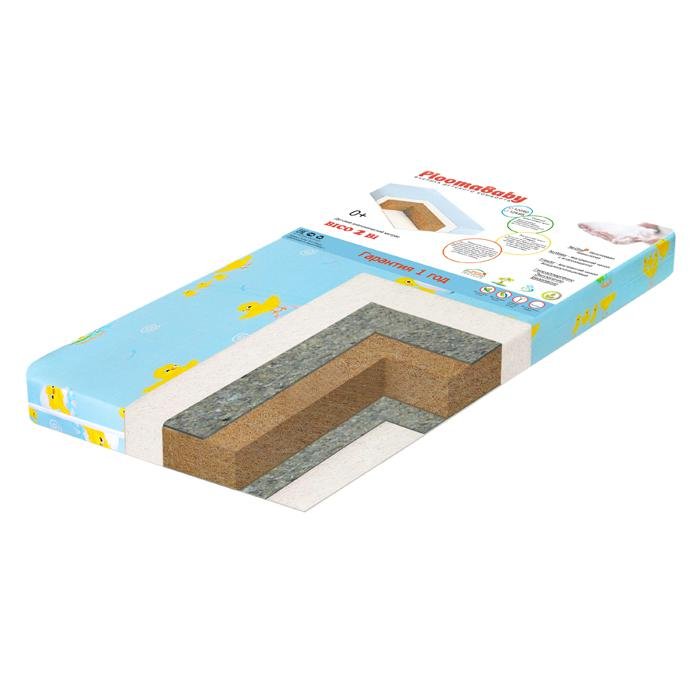 

Детский матрас PloomaBaby PLOOMA BICO 2 Bi 120х60х70 Разноцветный, PLOOMA BICO 2 Bi 120х60х70